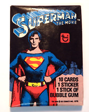 Topps 1978 superman for sale  LONDON