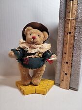 FRANKLIN MINT WIZARD OF OZ HEIRLOOM TEDDY BEAR COLLECTION SCARECROW  for sale  Shipping to South Africa