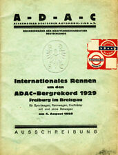 Ausschreibung bergrennen 1929 gebraucht kaufen  Magdeburg