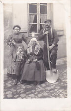 Cpa photo famille d'occasion  Saint-Igny-de-Vers