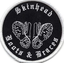 Skinhead patch boots for sale  GLOUCESTER