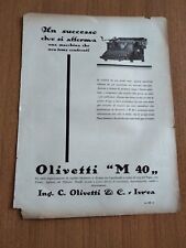 olivetti m40 scrivere usato  Romallo