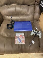 Sony Playstation 3 Super Slim Launch Edition 250GB Azurite Blue Console TESTED for sale  Shipping to South Africa