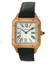 Relógio de quartzo feminino Cartier Santos Dumont WGSA0022 4243 ouro rosa 18K 27,5 mm comprar usado  Enviando para Brazil