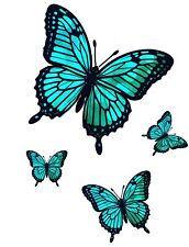 Set blue butterflies for sale  FELIXSTOWE