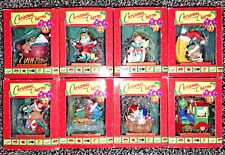 Lustre Fame Christmas Charms 1992 Christmas Ornaments in the Box, 8 Designs for sale  Shipping to South Africa
