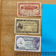 Banknotes egypt piastres for sale  HERNE BAY