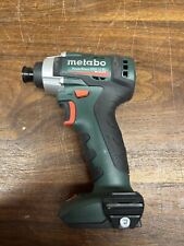 Used, Metabo 12V PowerMaxx SSD 12 BL 1/4in Hex Compact Brushless Impact Driver for sale  Shipping to South Africa
