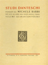 Studi danteschi. vol.xlix. usato  Firenze