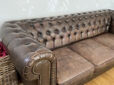 3 sofa leather seater for sale  BOURNEMOUTH
