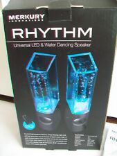 Merkury Innovations Universal LED & Water Dancing Speakers-Black, used for sale  Shipping to South Africa