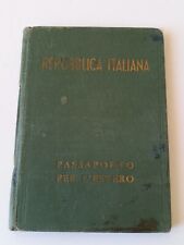Passaporto repubblica italiana usato  Roma