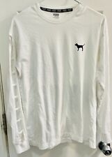 CAMISETA LARGA SLV VICTORIAS SECRET ROSA ""ROSA"" CAMPUS DOG CREW BARRA ABIERTA segunda mano  Embacar hacia Argentina