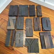 Wood letterpress type for sale  Midlothian