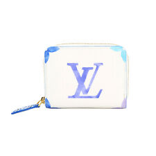 Bolsa de moedas Louis Vuitton By The Pool monograma zíper branca azul M82418 90226313 comprar usado  Enviando para Brazil