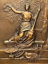 Belle plaquette bronze d'occasion  Fontainebleau