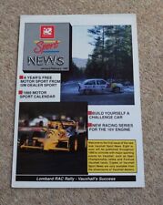 Vauxhall sport news for sale  WESTON-SUPER-MARE