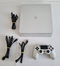 Console de videogame Sony PlayStation 4 PS4 Slim 500GB branco geleira com controle, usado comprar usado  Enviando para Brazil