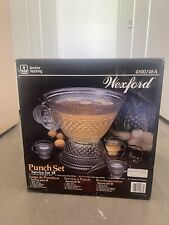 bowl punch glass 18 cups for sale  West Columbia