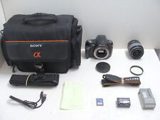 Câmera Sony Alpha A230 DSLR 10.2MP + 18-55mm f/3.5-5.6 Lente 3522401 comprar usado  Enviando para Brazil