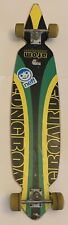 Skate Atom Pintail Super Carver Longboard 44" Completo Verde Amarelo Preto comprar usado  Enviando para Brazil