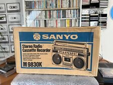 Used, SANYO M-9830K NIB Cassette Recorder Sealed NOS for sale  Shipping to South Africa