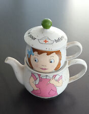 Vintage nurse teapot d'occasion  Expédié en Belgium
