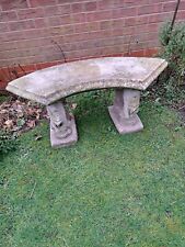 curved stone garden benches for sale  DUDLEY