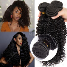 Water Wave Brazilian Peruvian Virgin Human Hair Weft Extensions US Soft 3bundles for sale  Shipping to South Africa