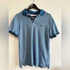Camisas polo masculinas pinguim originais da Munsingwear tamanho médio azul comprar usado  Enviando para Brazil