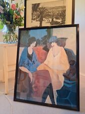 Nicole & Chloe ITZCHAK TARKAY Framed Art Deco Print for sale  Shipping to South Africa