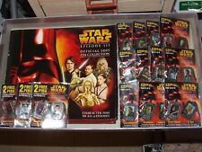 Star Wars Episode 111 official 2005 Pin collection badges still sealed all 11, used for sale  Shipping to South Africa