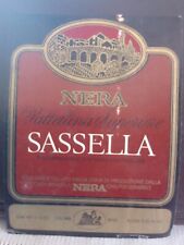 Etichette vino sassella usato  Reggio Calabria
