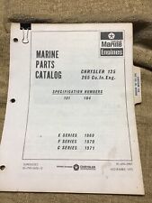 1971 chrysler marine for sale  Malakoff