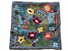 Embroidered gray floral for sale  Crofton