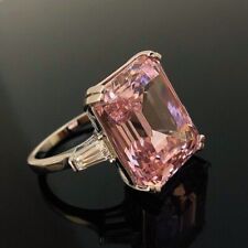 Used, Certified Natural Pink Sapphire 925 Sterling Silver Ring Gift For Free Ship for sale  Shipping to South Africa
