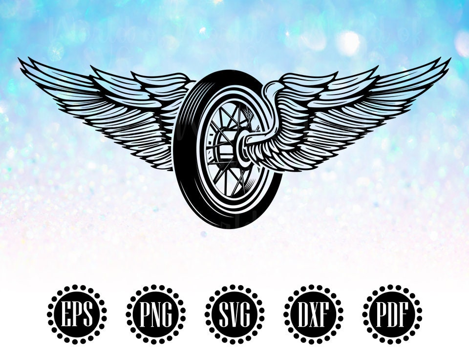 Wheels svg winged for sale  