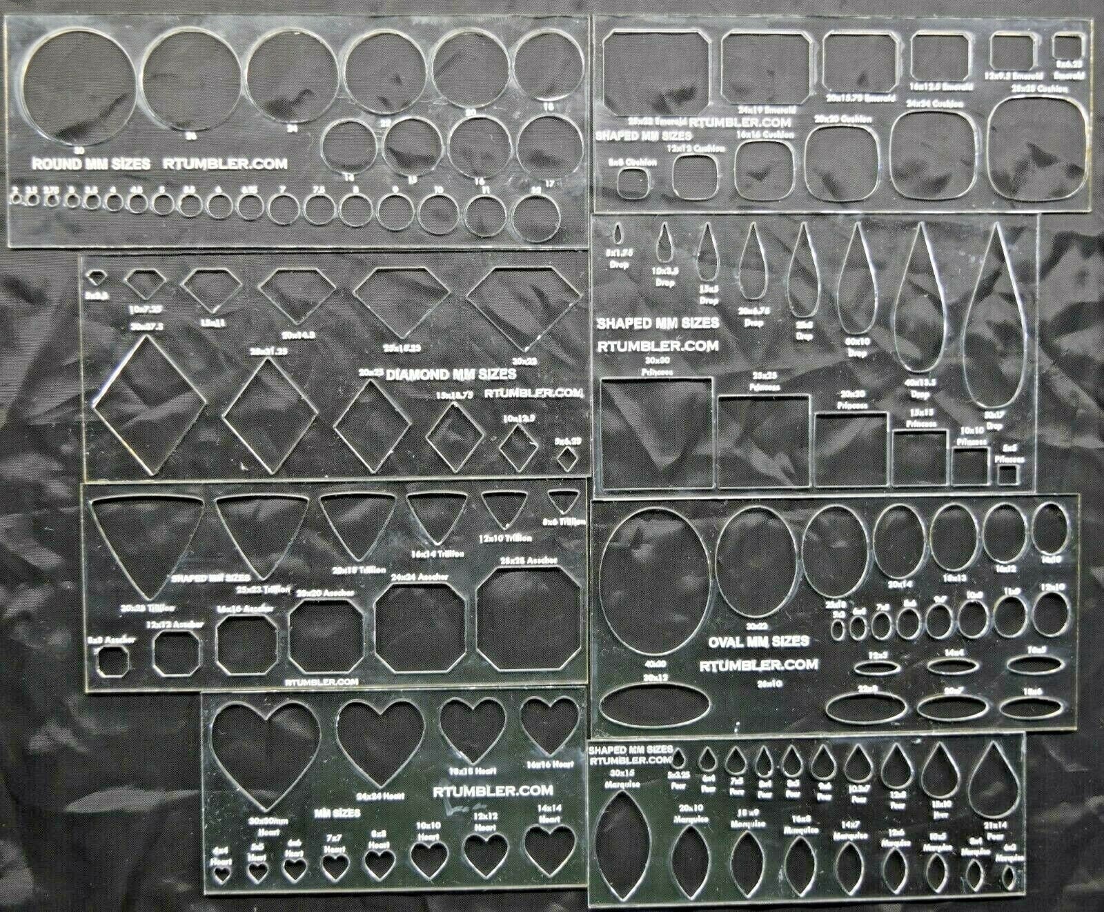 Cabochon lapidary template for sale  