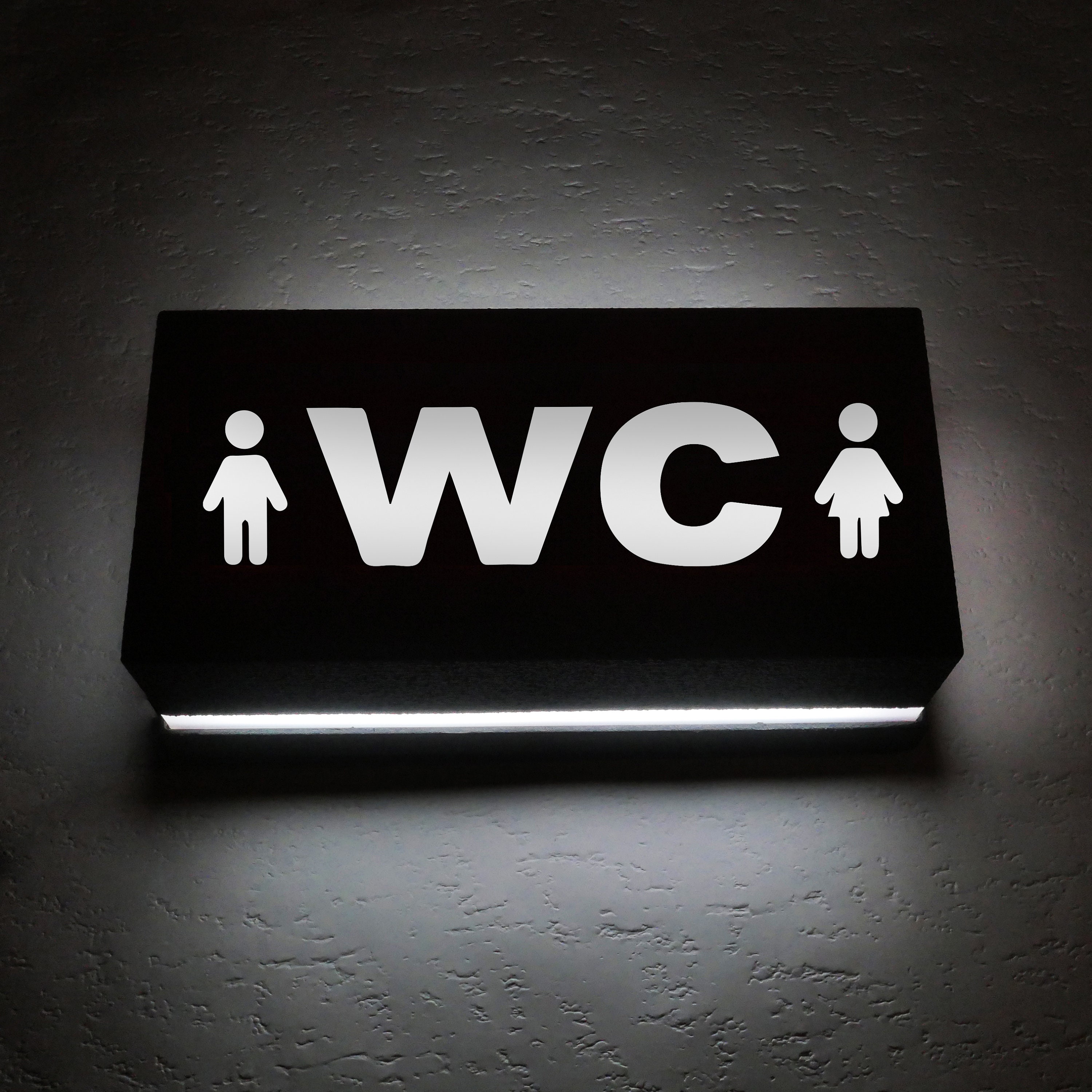 Toilet sign night for sale  