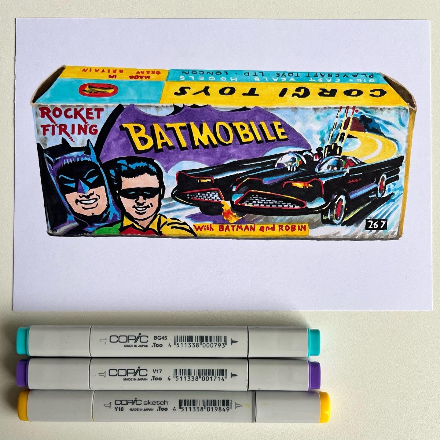 Batmobile box pen for sale  