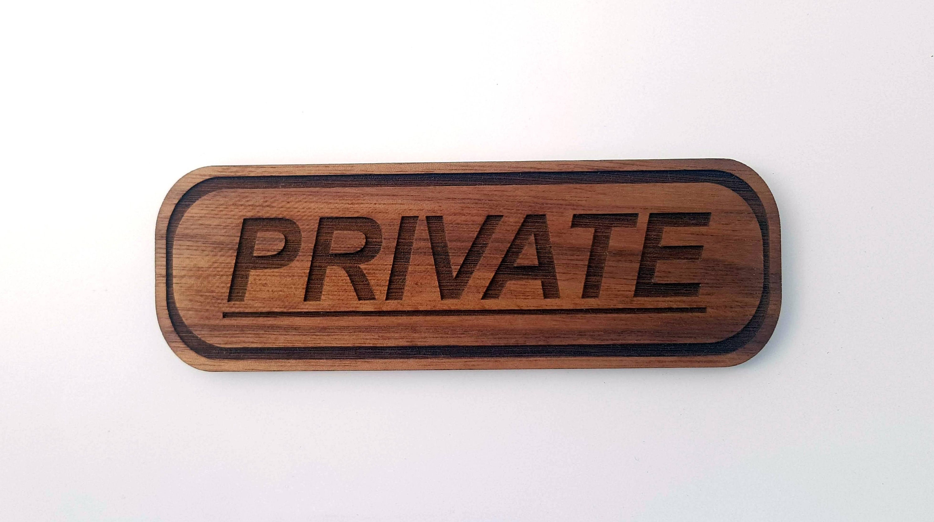 Private door sign for sale  