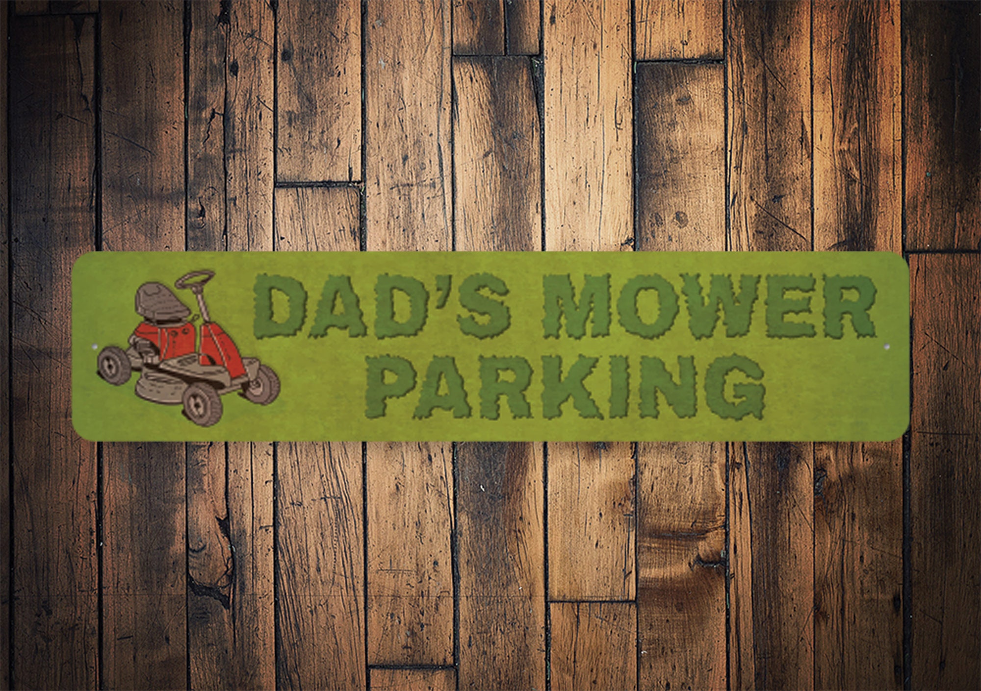 Mower parking sign for sale  