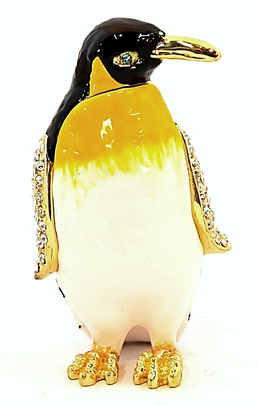 Bejeweled penguin trinket for sale  