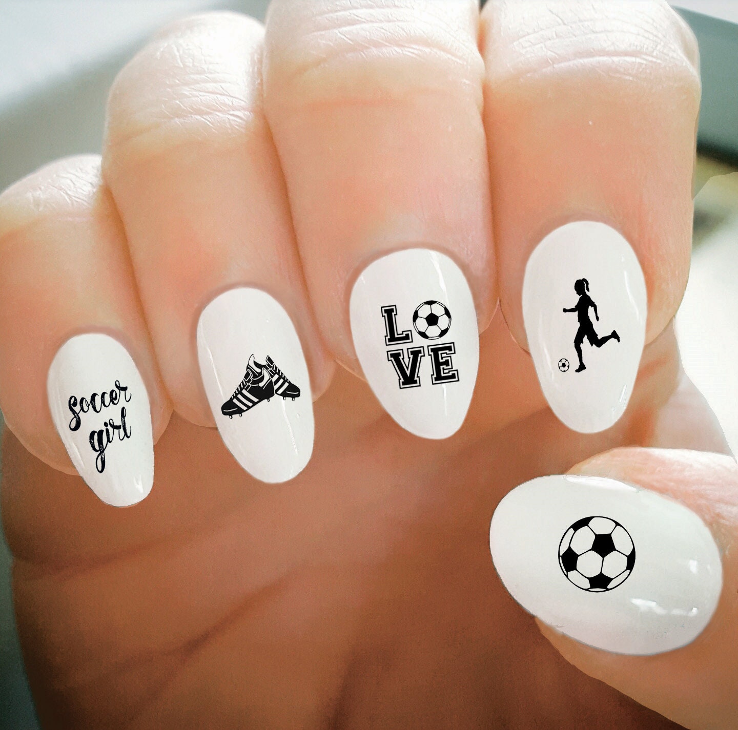 Nail decals soccer for sale  