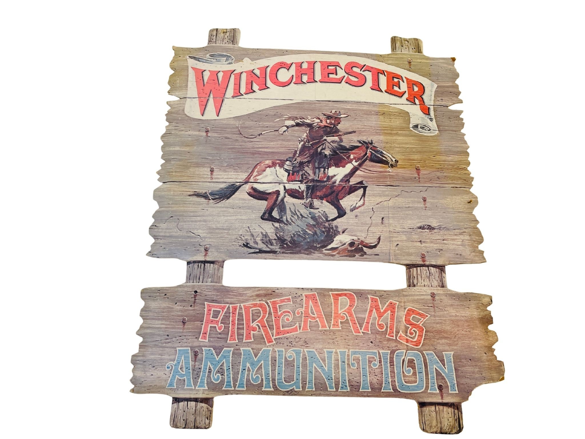 Vintage winchester cardboard for sale  