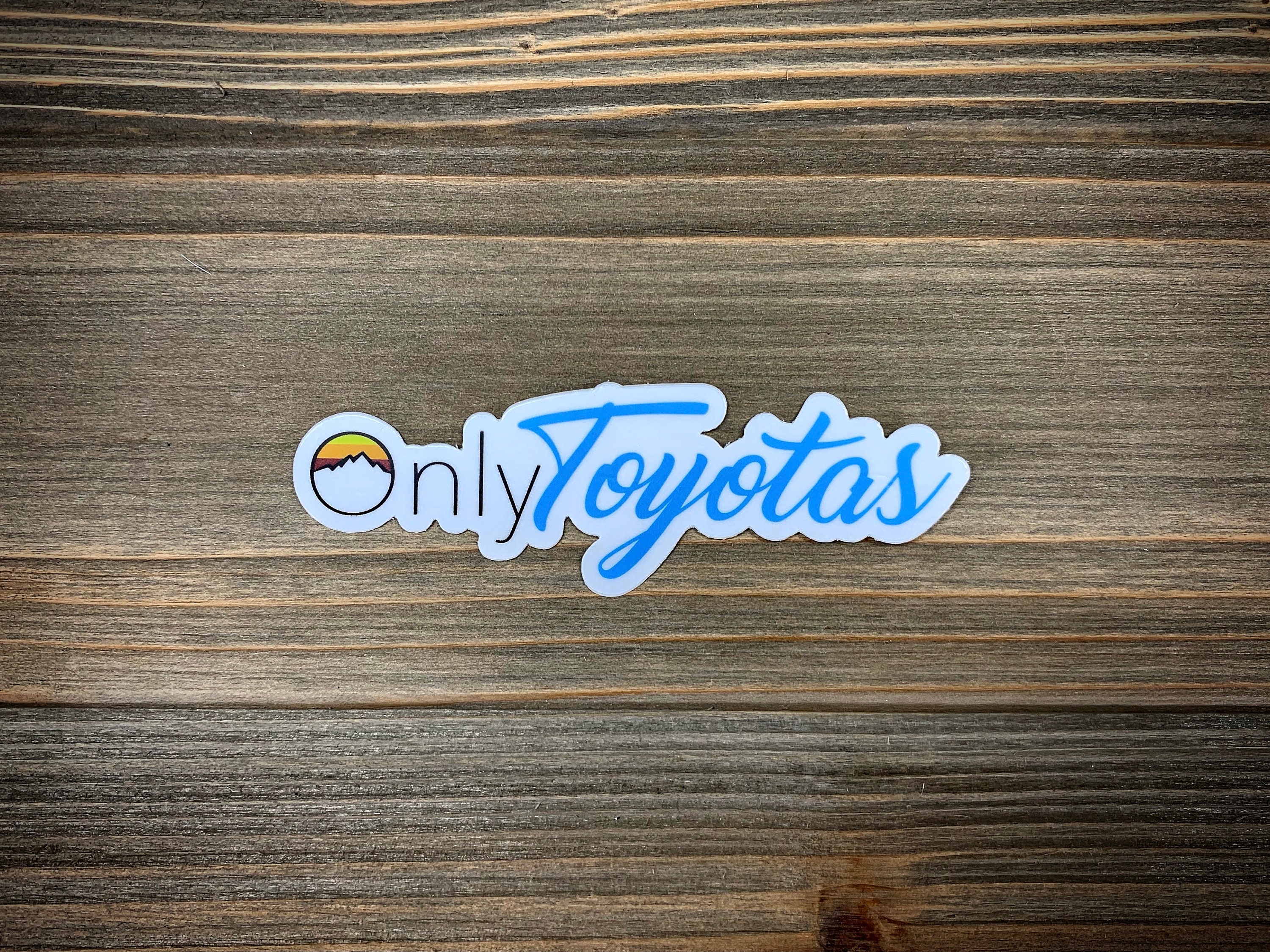 Only toyotas sticker for sale  