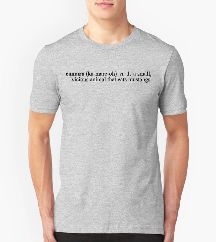Camaro definition shirt for sale  