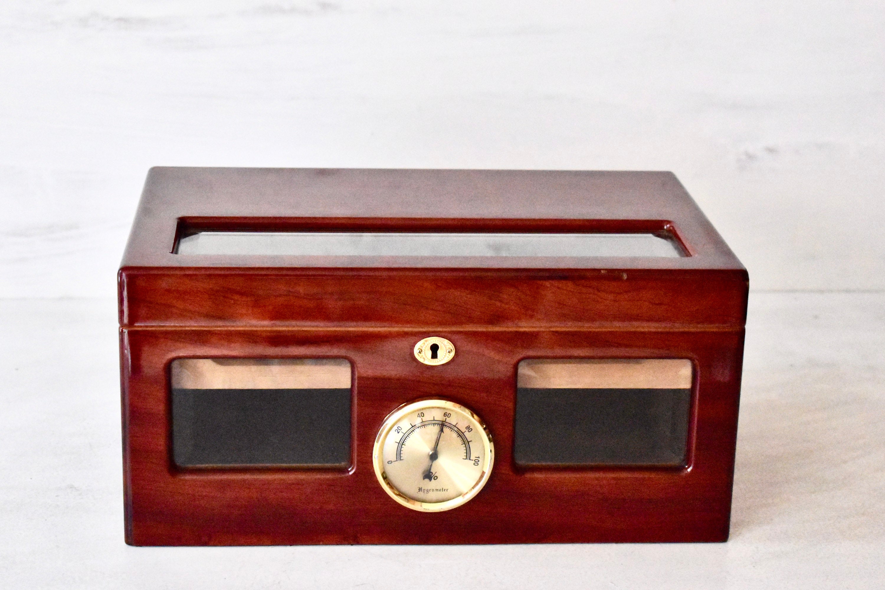 Vintage wooden humidor for sale  