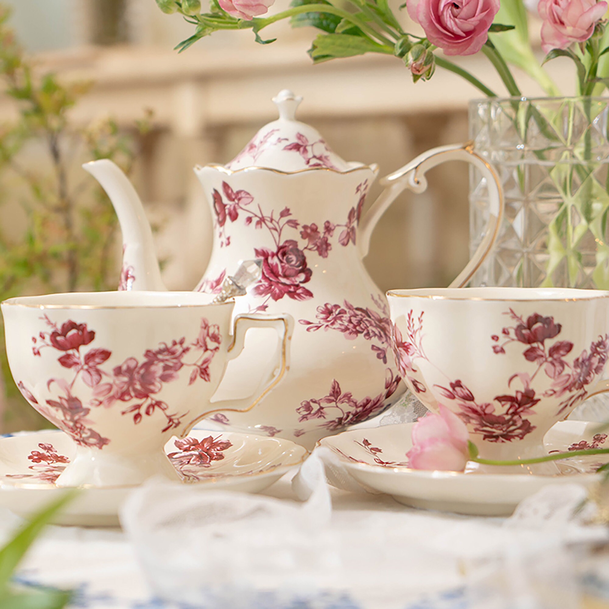 Porcelain tea set for sale  