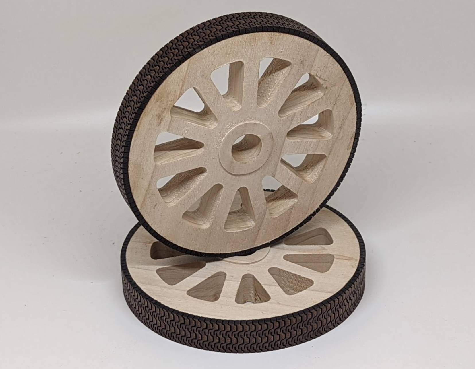 Solid wooden wheels for sale  